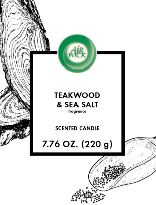 AIR WICK® Candle - Teakwood & Sea Salt  (Discontinued)